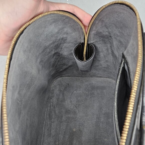 Louis Vuitton Black Epi Leather Alma PM Tote Bag Purse Handbag with COA - Picture 14 of 16